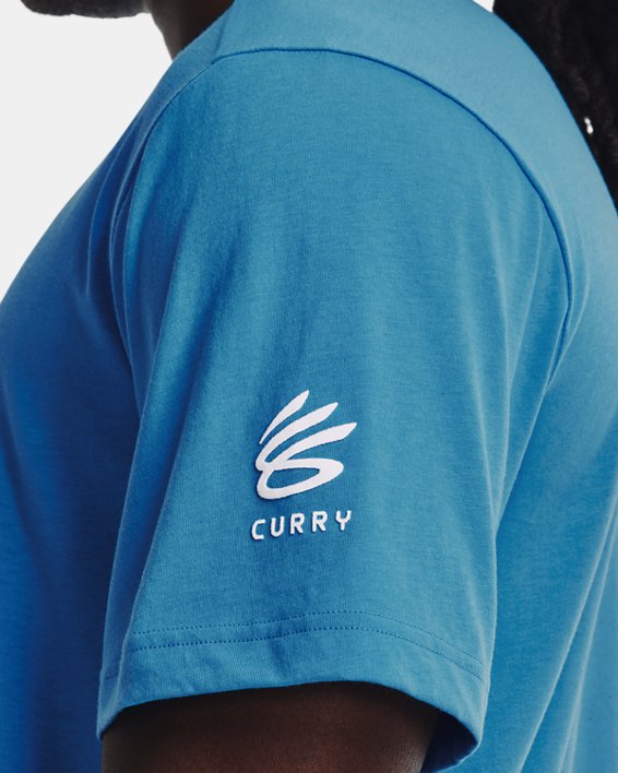 Men's Curry Cookie Monster T-Shirt, Blue, pdpMainDesktop image number 5